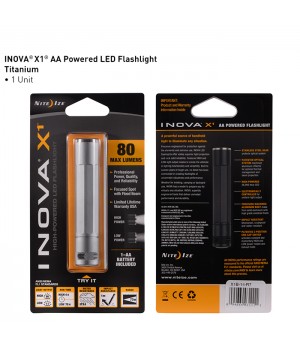 Inova X1 LED Spotlight Titanium